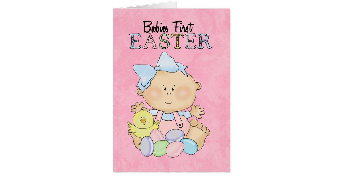 Baby's First Easter Card | Zazzle