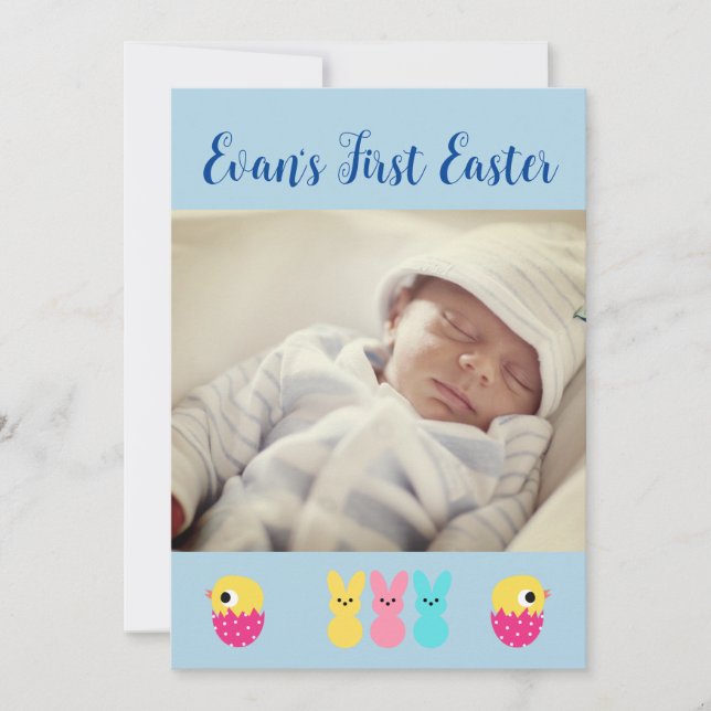 BABY'S FIRST EASTER PHOTO CARD (Front)