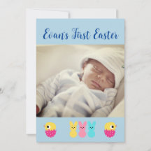 BABY'S FIRST EASTER PHOTO CARD