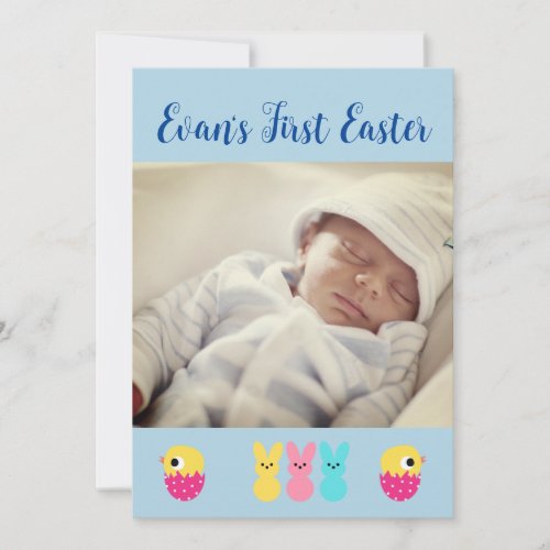 BABYS FIRST EASTER PHOTO CARD