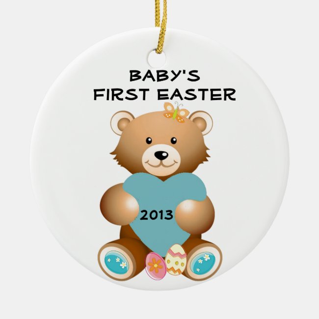 Baby's First Easter Teddy Bear Ornament