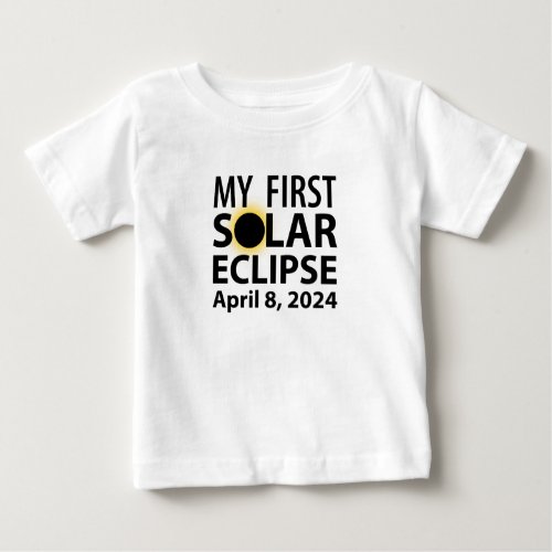 Babys First Eclipse Baby T_Shirt