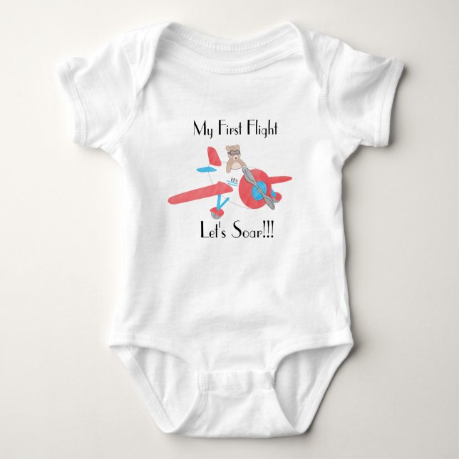 Baby's First Flight Romper (Front)