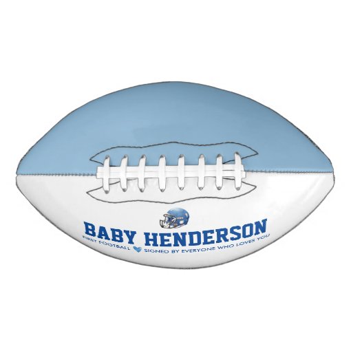 Baby's First Football Baby Shower Prop Zazzle