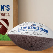 Baby's First Football Baby Shower Prop at Zazzle