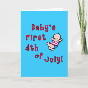 Baby's First Fourth of July Products Card