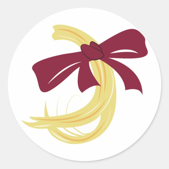 Baby's First Haircut Classic Round Sticker (Front)