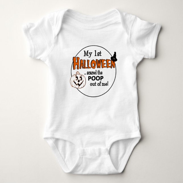 Baby's First Halloween Baby Bodysuit (Front)