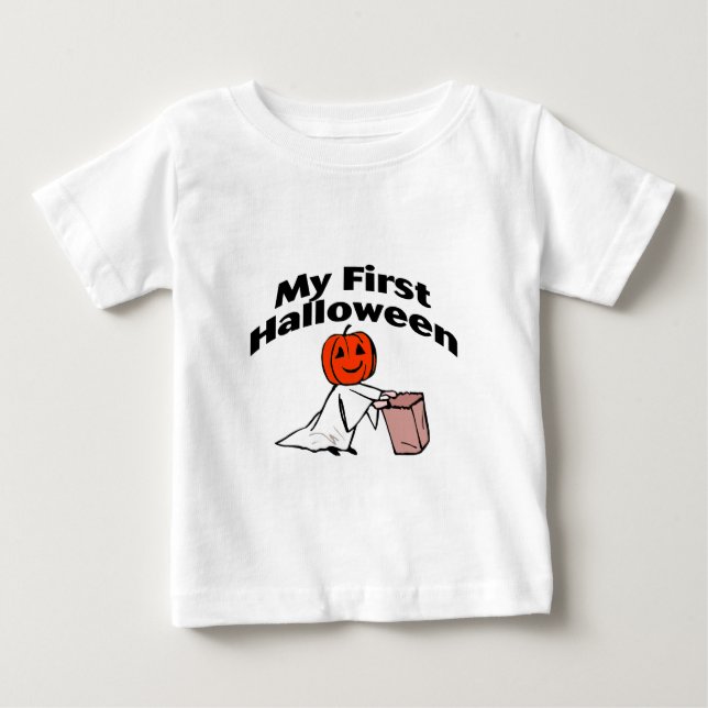 Babys First Halloween Baby T-Shirt (Front)