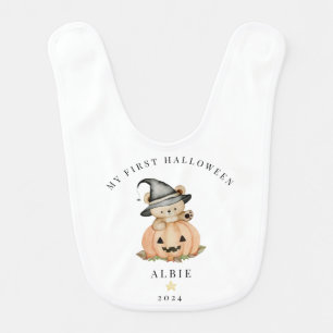 Baby's First Halloween Bib, My First Halloween Bib
