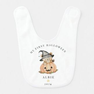 Baby's First Halloween Bib, My First Halloween Bib