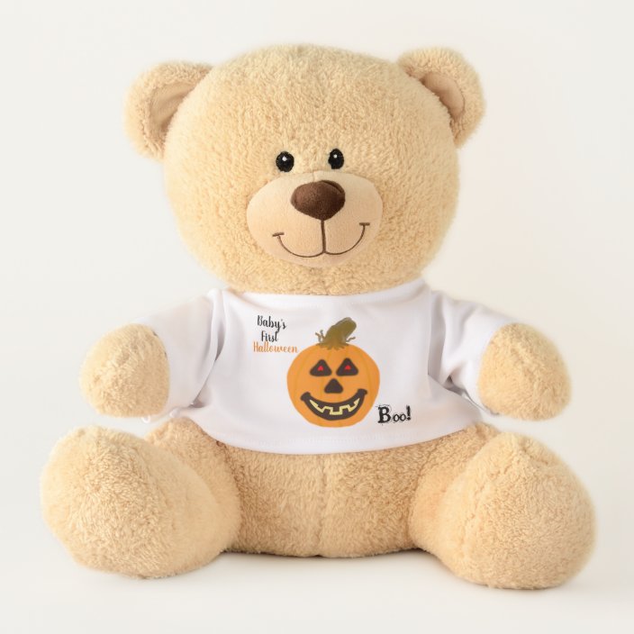 pumpkin teddy bear