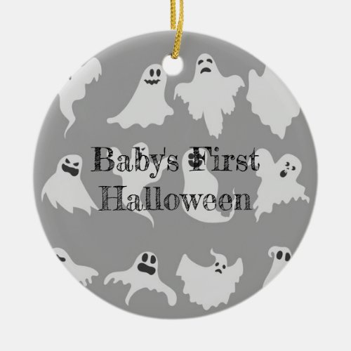 Babys First Halloween Ornament 