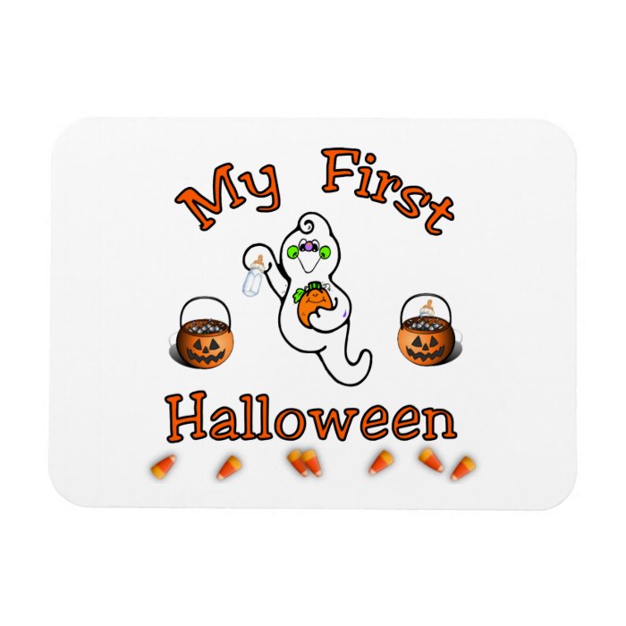 Baby's First Halloween Vinyl Magnet