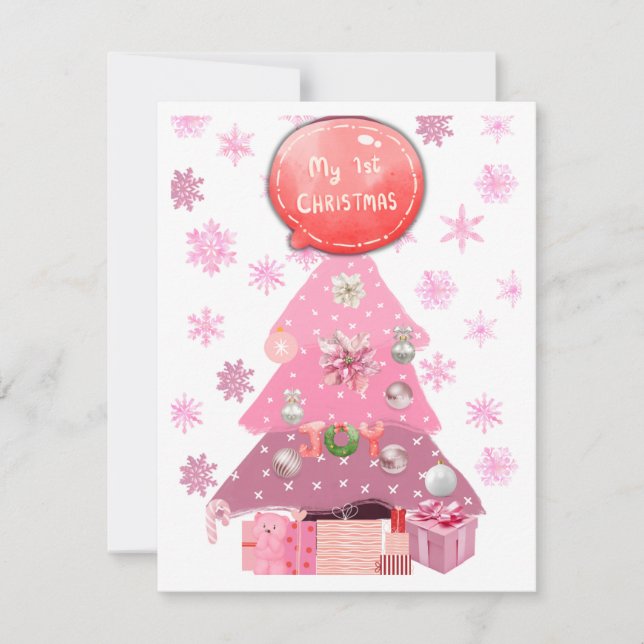 Baby's First Holiday Season Card (Front)