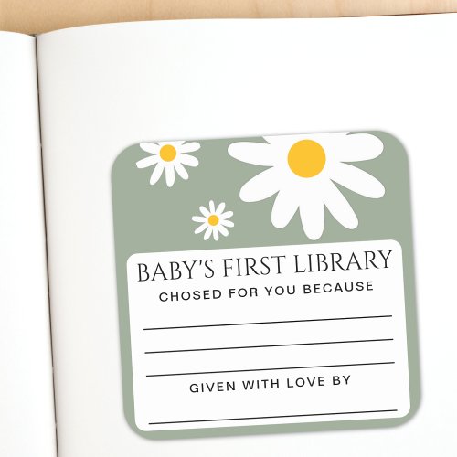 Baby's first Library Baby Shower 
