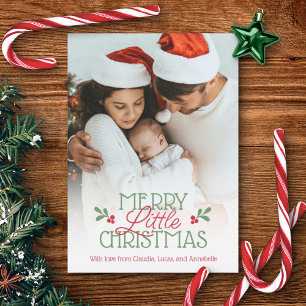 Baby's First Merry Little Christmas Card