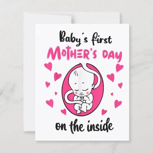 Baby's First Mother's Day On The Inside (Front)