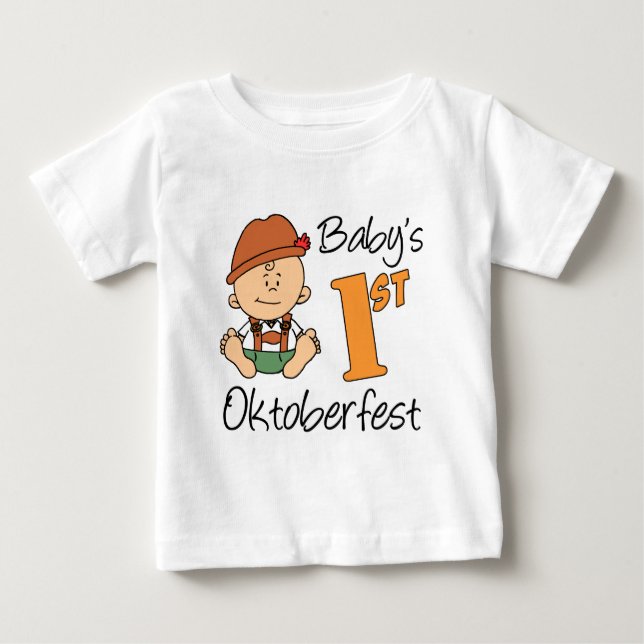 Baby's First Oktoberfest Baby T-Shirt (Front)