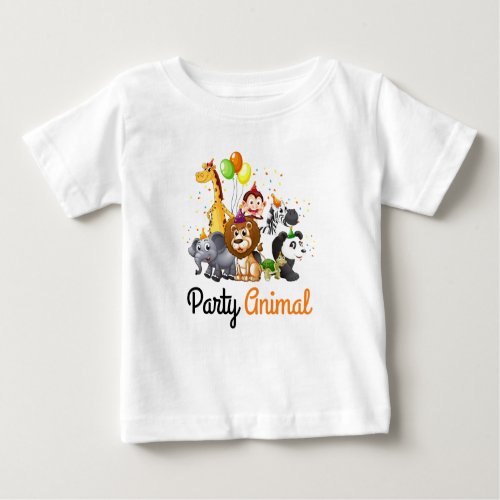 Babys First Party Animal Tee