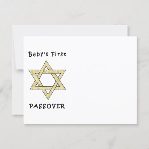 Babys First Passover