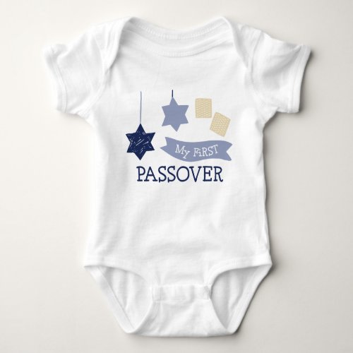 Babys First Passover Bodysuit