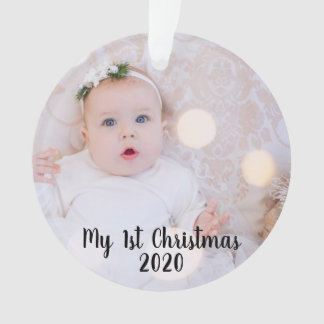 Baby's First Personalized Christmas Ornament