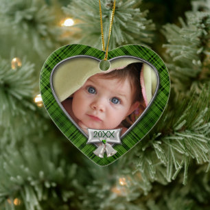 Baby's First Photo Frame Ceramic Ornament
