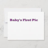 Baby's First Picture The MUSEUM Zazzle Gifts (Front)