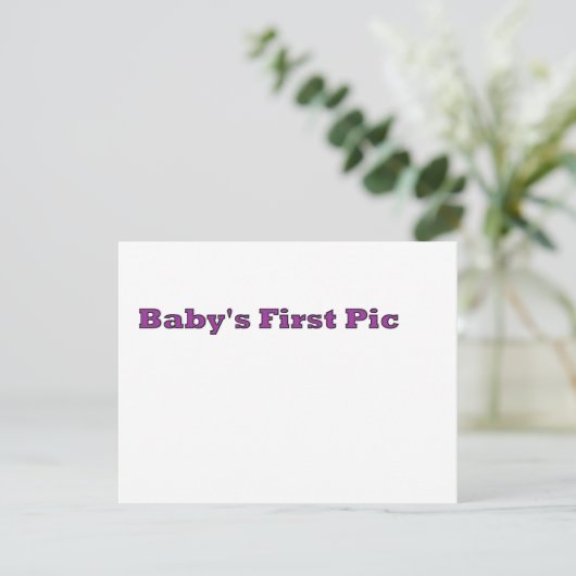 Baby's First Picture The MUSEUM Zazzle Gifts (Standing Front)