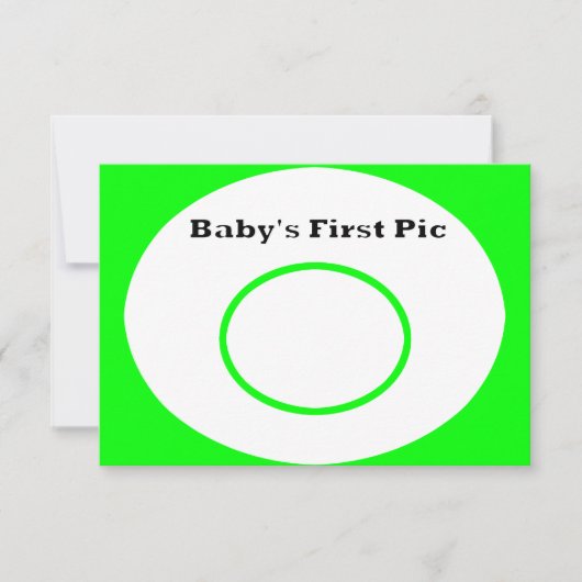 Baby's First Picture The MUSEUM Zazzle Gifts (Front)