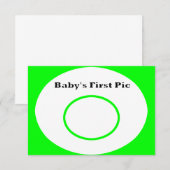 Baby's First Picture The MUSEUM Zazzle Gifts (Front/Back)