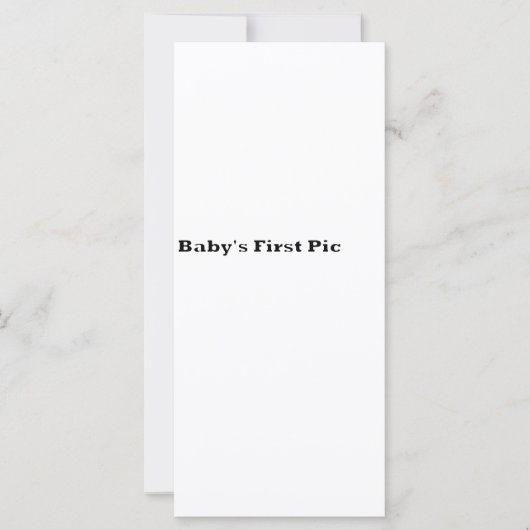 Baby's First Picture The MUSEUM Zazzle Gifts (Front)