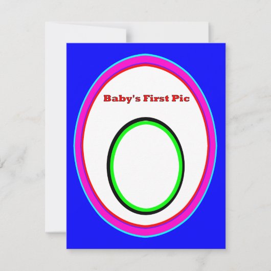 Baby's First Picture The MUSEUM Zazzle Gifts 3 (Front)