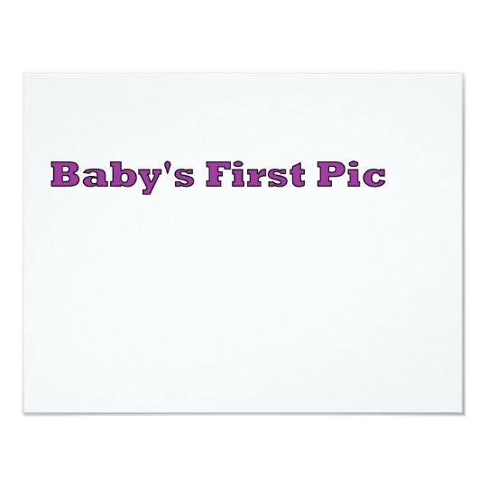 Baby's First Picture The MUSEUM Zazzle Gifts Card
