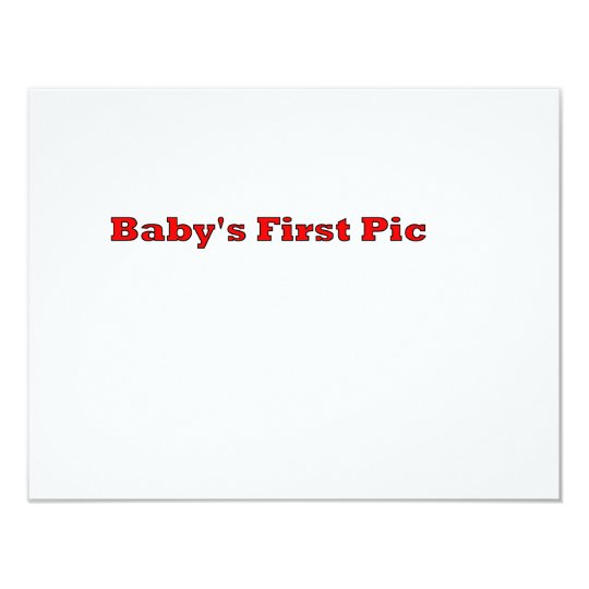 Baby's First Picture The MUSEUM Zazzle Gifts Card