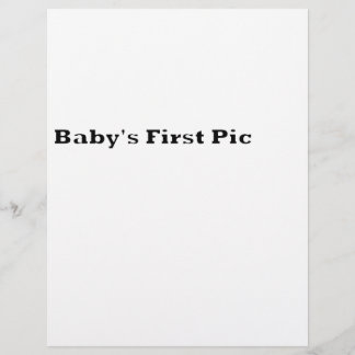 Baby's First Picture The MUSEUM Zazzle Gifts Flyer
