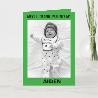 BABY'S FIRST SAINT PATRICK'S DAY CARD