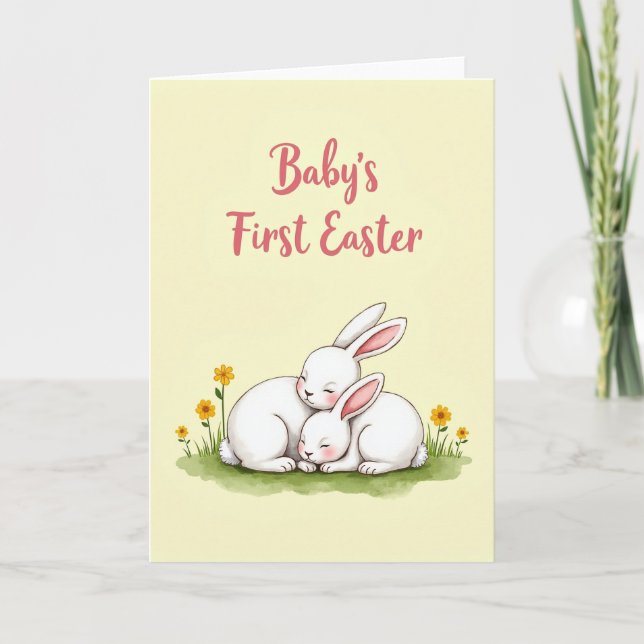 Babys First Springtime Card (Front)