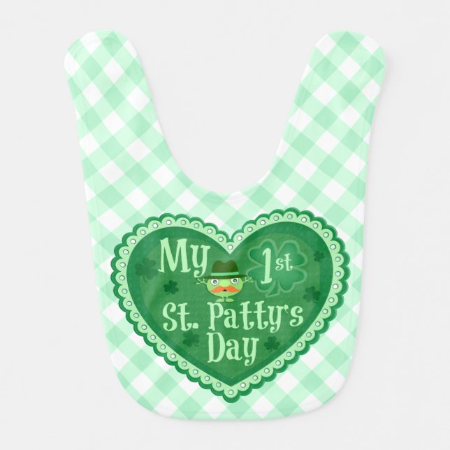 Baby's First St. Patrick's Day Infant Bib (Front)