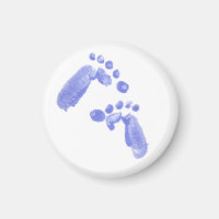 Baby's First Steps in Water Baby Feet Footprints  