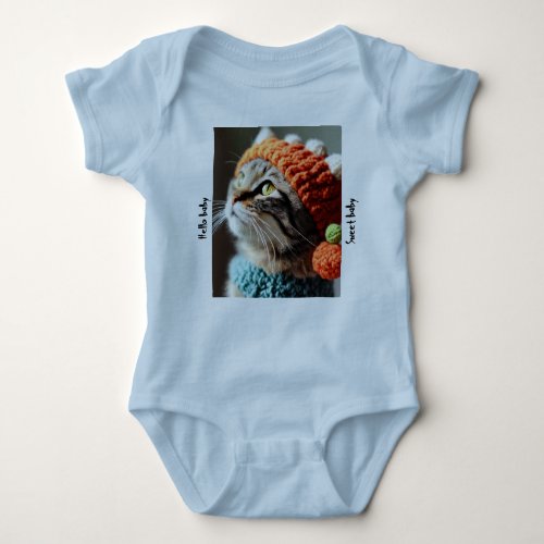 Babys first suit baby bodysuit