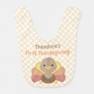 Baby's FIrst Thanksgiving Baby Bib