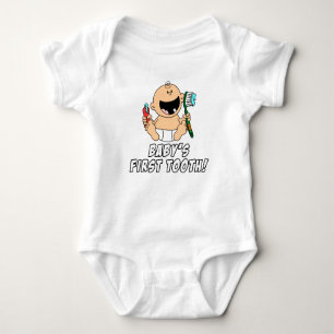 Baby's First Tooth Baby Bodysuit