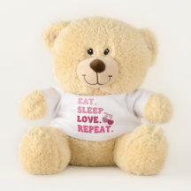 Baby's First Valentine's Day Eat Sleep Love Repeat