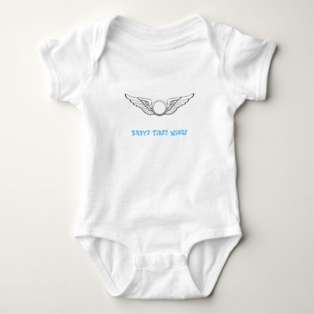 Baby's First Wings Baby Bodysuit (Front)