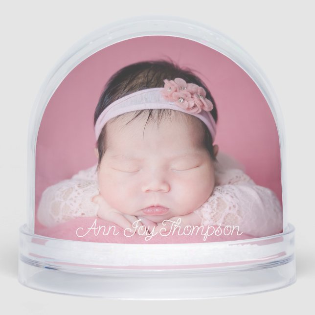 Baby's First Winter Snow Globe (Front)