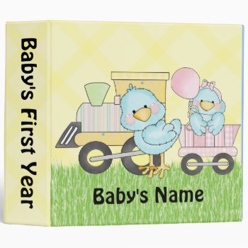 Baby's First Year 2" Binder by kidsonly at Zazzle