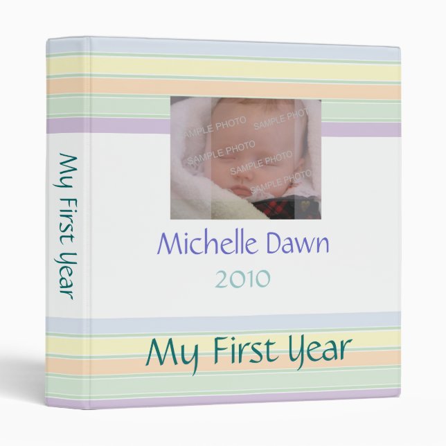 Baby's First Year Binder (Front/Spine)