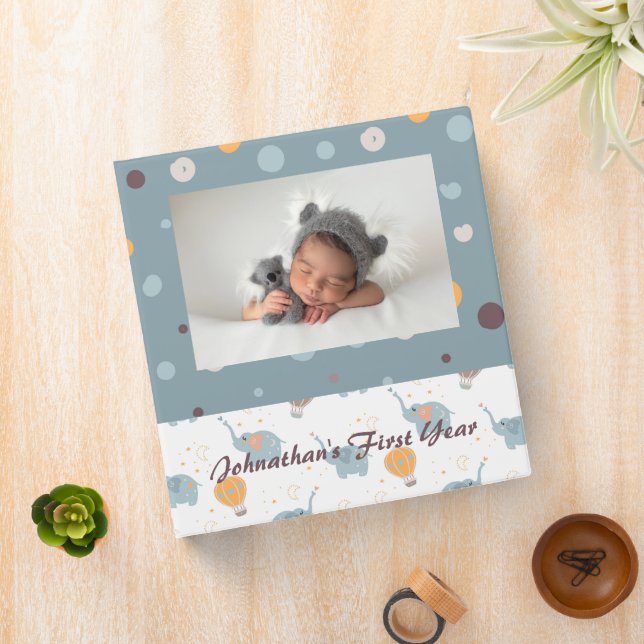 Baby's First Year Custom Binder (In Situ)